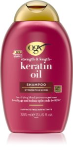 OGX Keratin Oil shampoing fortifiant à la kératine et huile d'argan 385 ml