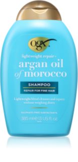 OGX Argan Oil Of Morocco Lightweight Shampoo shampoing pour une hydratation et une brillance 385 ml