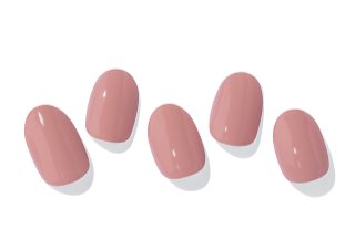 ohora Semi Cured Gel Nail Strips N Ash Pink nail stickers shade NB-029 1 pc