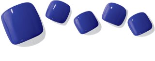 ohora Semi Cured Gel Pedicure Strips P Cobalt Blue nálepky na nehty na nohy odstín PB-010 1 ks