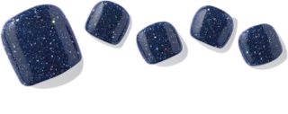 ohora Semi Cured Gel Pedicure Strips P Starry Night folii autocolante pentru unghii pentru picioare culoare PB-016 1 buc