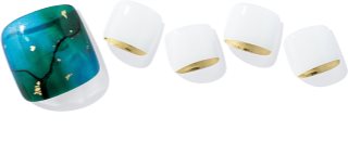ohora Semi Cured Gel Pedicure Strips P Tide Pool nálepky na nehty na nohy odstín PD-028 1 ks