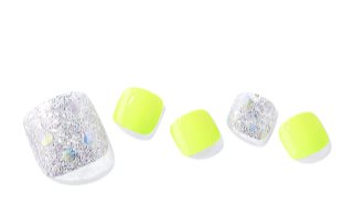 ohora Semi Cured Gel Pedicure Strips P Neon Light folii autocolante pentru unghii pentru picioare culoare PD-031 1 buc