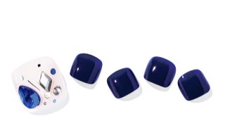 ohora Semi Cured Gel Pedicure Strips P Blue Drop nálepky na nehty na nohy odstín PP-031 1 ks