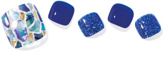 ohora Semi Cured Gel Pedicure Strips P Positano Стикери за нокти за крака цвят PD-111 1 бр.