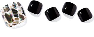 ohora Semi Cured Gel Pedicure Strips P Crunch folii autocolante pentru unghii pentru picioare culoare PD-112 1 buc