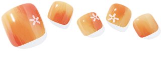 ohora Semi Cured Gel Pedicure Strips P Orange Blossom Стикери за нокти за крака цвят PD-159 1 бр.