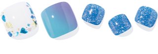 ohora Semi Cured Gel Pedicure Strips P Beach Dive nálepky na nehty na nohy odstín PD-183 1 ks