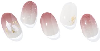 ohora Semi Cured Gel Nail Strips N Marsala Mood nail stickers shade ND-064 1 pc