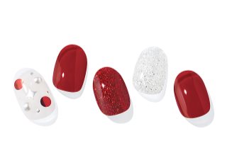 ohora Semi Cured Gel Nail Strips N Love Actually folii autocolante pentru unghii culoare NP-208 1 buc