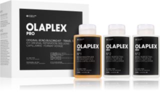 Olaplex Set Bond Building Kit Travel Size tratamiento capilar para cabello químicamente tratado 3 ud