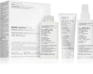 Olaplex Bond Shaper Curl Rebuilding Treatment set ensemble pour cheveux bouclés 3 pcs