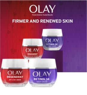 Olay Gift Set Retinol 24 & Regenerist darilni set za vlaženje in učvrstitev kože