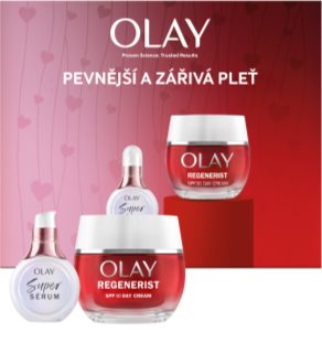 Olay Gift Set Super Serum & Regenerist dárková sada pro zpevnění a lifting pleti