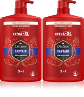 Old Spice Captain conjunto de cabelo e corpo para homens