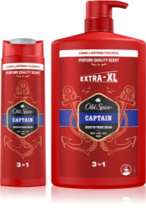 Old Spice Captain conjunto de cabelo e corpo para homens