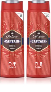 Old Spice Captain żel pod prysznic i szampon 2w1 2x400 ml