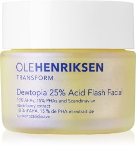 OLEHENRIKSEN Transform Dewtopia 25% Acid Flash Facial eksfolijacijska maska 50 ml