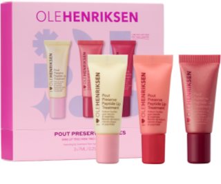 OLEHENRIKSEN Pout Preserve Mini Hydrating Peptide Lip Trio подаръчен комплект за устни