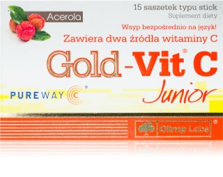 Olimp Gold-Vit C® Junior saszetki na wsparcie układu odpornościowego 15 szt.