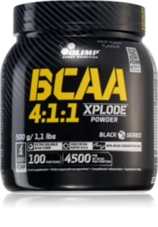 Olimp BCAA 4:1:1 Xplode Powder wspomaganie budowania masy mięśniowej smak Fruit Punch 500 g