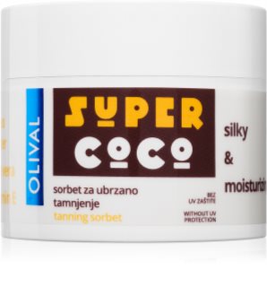 Olival SUPER Coco ενυδατική σορμπέ σώματος για επιτάχυνση του μαυρίσματος 100 ml