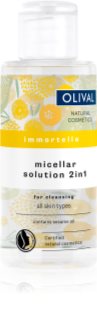 Olival Immortelle Micellar Solution 2in1 двуфазна мицеларна вода за всички типове кожа на лицето 150 мл.
