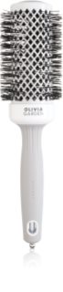 Olivia Garden Expert Shine Wavy Bristles White&Grey hairbrush