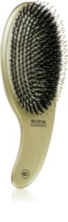 Olivia Garden Expert CURVE Board&Nylon Gold hairbrush with nylon and boar bristles 1 pc
