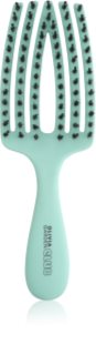Olivia Garden Club The Nomad Detangling&Shine Fingerbrush​ escova plana para cabelo Mint 1 un.