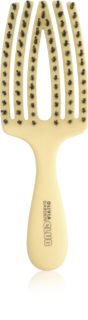 Olivia Garden Club The Nomad Detangling&Shine Fingerbrush​ escova plana para cabelo Yellow 1 un.