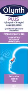Olynth Olynth Plus 0,5mg/50mg/ml nosní sprej, roztok pro zklidnění nosní sliznice 10 ml