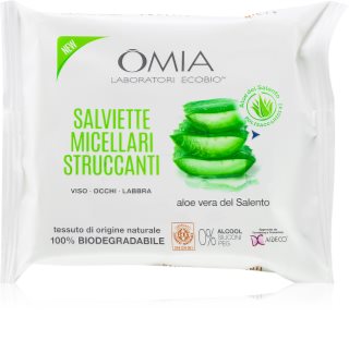 Omia Laboratories Aloe Vera del Salento chusteczki do demakijażu 20 szt.