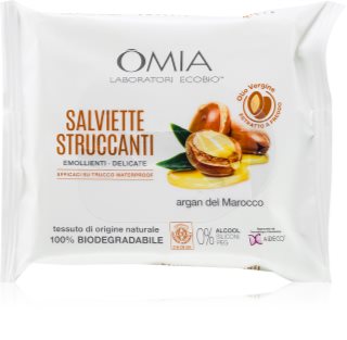 Omia Laboratories Argan del Marocco meikinpoistopyyhkeet 20 kpl