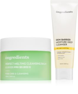 Ongredients Perfect Melting + Skin Barrier set per una pelle pulita e sana