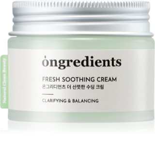 Ongredients Fresh Soothing Cream Let fugtende gel-creme 50 ml