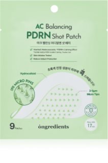 Ongredients AC Balancing PDRN Shot Patch tapasz problémás bőrre nyugtató hatással 9 db