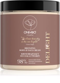 OnlyBio Ritualia Delight crema facial bronceadora para intensificar el bronceado 250 ml