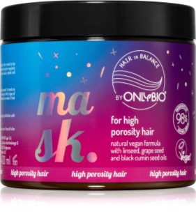 OnlyBio Hair in Balance nourishing mask for dry hair 400 ml