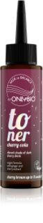 OnlyBio Hair in Balance Toner tonikas natūraliems atspalviams išgauti atspalvis Cherry Cola 100 ml