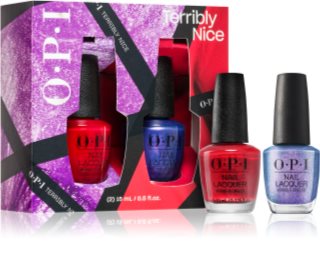 OPI Nail Lacquer Terribly Nice set cadou Rebel With A Clause(pentru unghii)