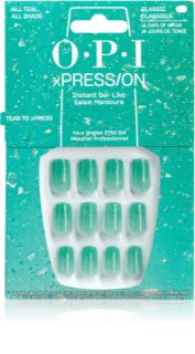 OPI Make ‘Em Jelly! XPRESS/ON künstliche Fingernägel All Teal, All Shade 30 St.
