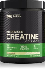 Optimum Nutrition Micronised Creatine Powder Kreatin Monohydrat zur Unterstützung der sportlichen Leistung 317 g