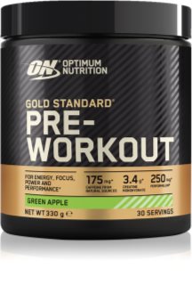 Optimum Nutrition Gold Standard Pre-Workout aide aux performances sportives saveur Green Apple 330 g