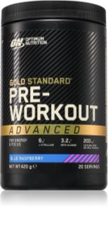 Optimum Nutrition Gold Standard Pre Workout Advanced complément alimentaire favorisant les performances sportives à la caféine saveur Blue Raspberry 420 g
