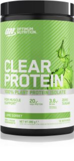 Optimum Nutrition Clear Protein Plant Protein Isolate pflanzliches Protein Geschmack Lemon Sorbet 280 g