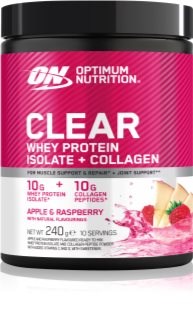 Optimum Nutrition Clear Protein Whey Protein Isolate + Collagen syrovátkový protein s kolagenem