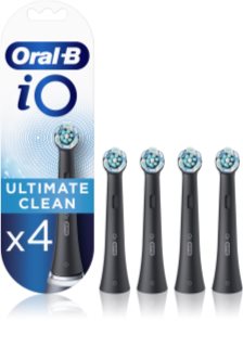 Oral B iO Ultimate Clean końcówki wymienne do szczoteczki do zębów Black 4 szt.