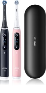 Oral-B iO6 Connected Coach elektrische Zahnbürste + Etui DOPPELPACK 2 St.