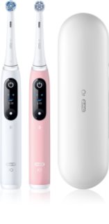 Oral-B iO6 Connected Coach elektrische Zahnbürste + Etui DOPPELPACK 2 St.